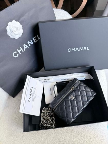 Used chanel vanity LP black caviar