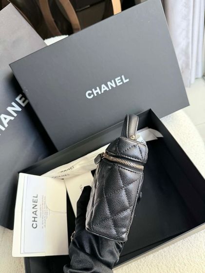 Used chanel vanity LP black caviar รูปที่ 6