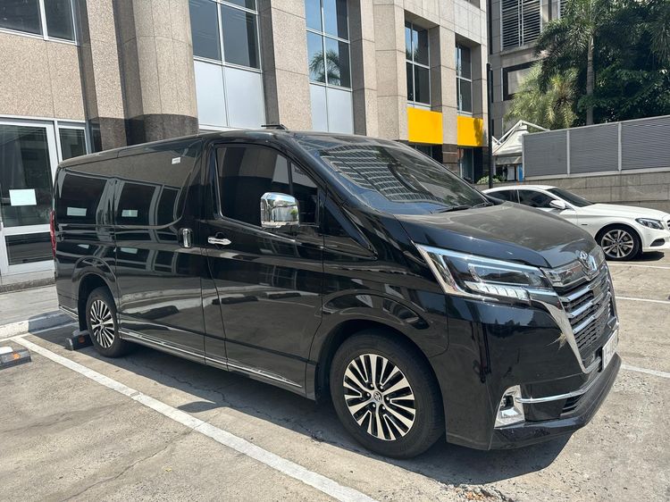 Toyota Majesty 2024 2.8 Grand Van ดีเซล ไม่ติดแก๊ส เกียร์อัตโนมัติ ดำ รูปที่ 3