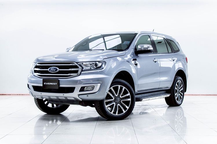 Ford Everest 2019 2.0 Turbo Titanium Utility-car ดีเซล ไม่ติดแก๊ส เกียร์อัตโนมัติ เทา รูปที่ 4