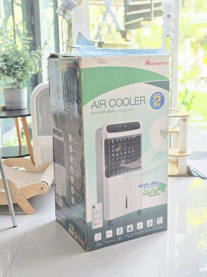 “พัดลมไอเย็น
(แอร์เคลื่อนที่แบบไม่ต้องใช้คอมเพรสเซอร์)” ยี่ห้อ อโคนาติก (Aconatic) 
