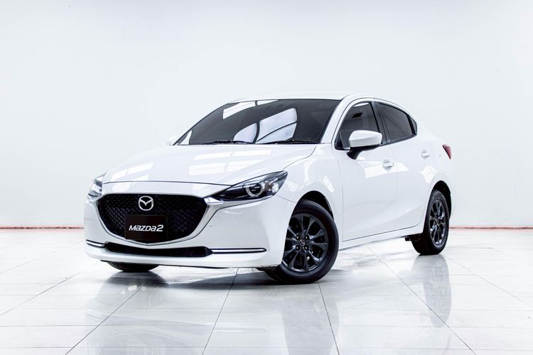 รถ Mazda Mazda 2 1.3 Skyactiv-G S Leather Sedan สี ขาว