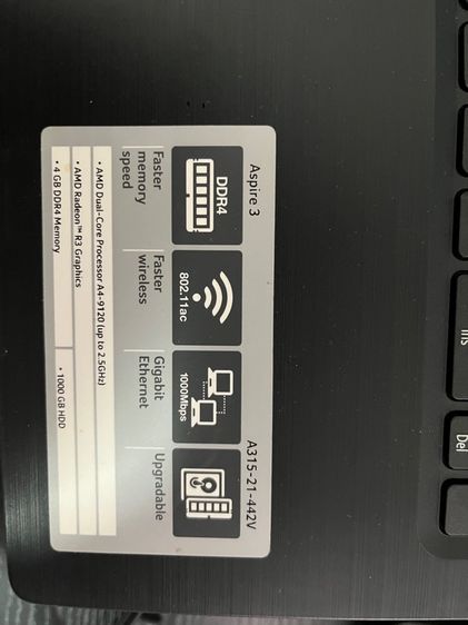 notebook acer รูปที่ 2