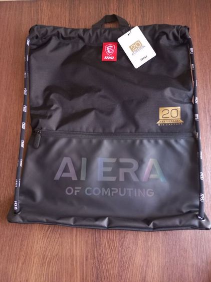 ถุงหูรูดลายพิเศษ MSI 20th  สีดำ สวยมาก ของใหม่  พร้อมส่ง 