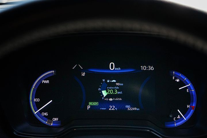 Toyota Corolla Cross 2023 1.8 Hybrid Premium Safety GR Sport Utility-car ไฮบริด ไม่ติดแก๊ส เกียร์อัตโนมัติ ขาว รูปที่ 4