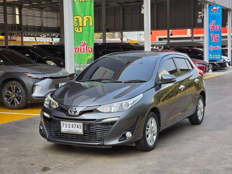 Toyota Yaris 2018 1.2 G Sedan เบนซิน ไม่ติดแก๊ส เกียร์อัตโนมัติ เทา รูปที่ 3