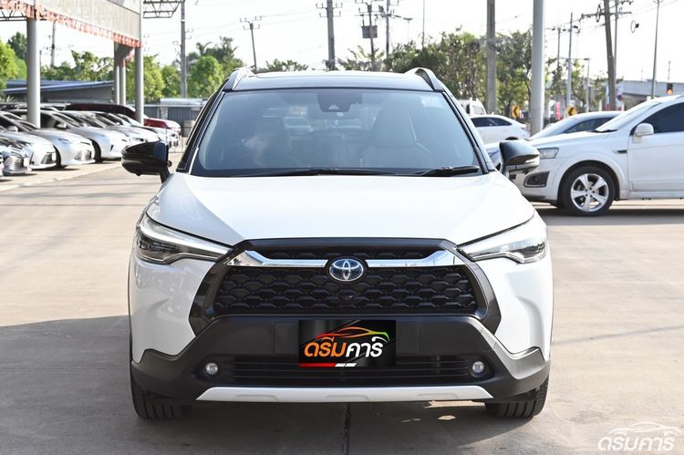 Toyota Corolla Cross 2022 1.8 Hybrid Premium Safety 60th Anniversary Utility-car ไฮบริด ไม่ติดแก๊ส เกียร์อัตโนมัติ ขาว รูปที่ 2