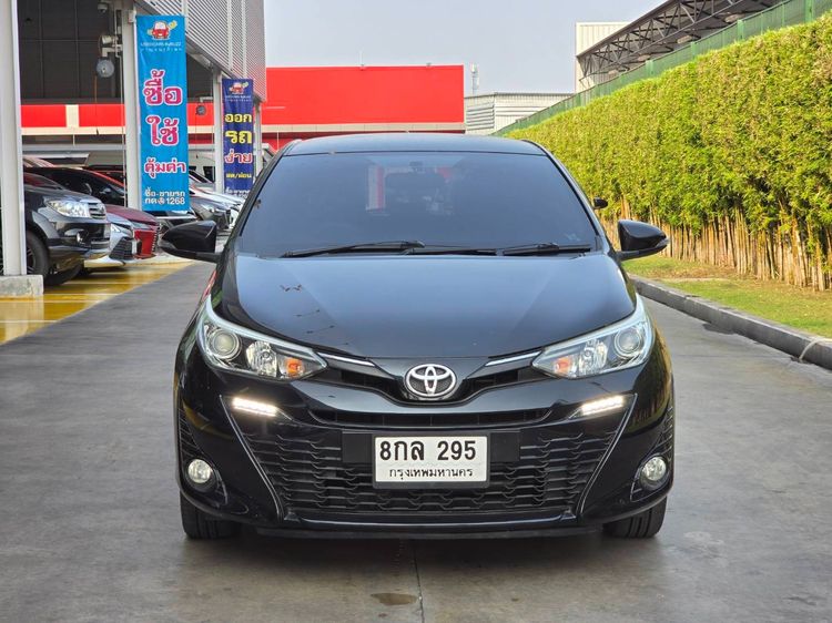 Toyota Yaris 2018 1.2 G Sedan เบนซิน ไม่ติดแก๊ส เกียร์อัตโนมัติ ดำ รูปที่ 2