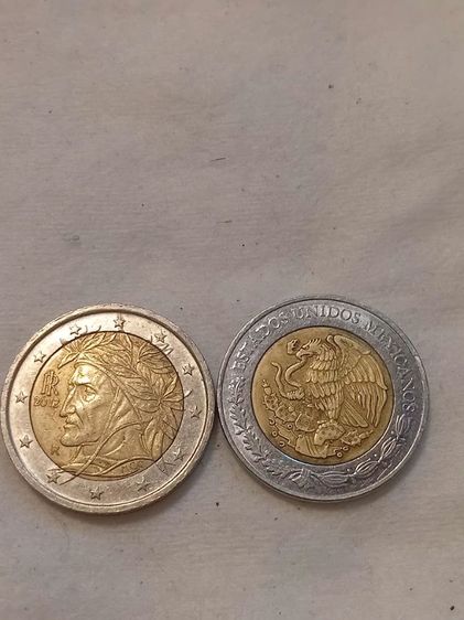 ขายเหรียญ 2 euro อิตาลี ปี 2012 กับ เหรียญเม็กซิโก รูปที่ 2