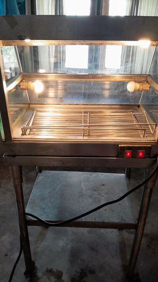 ตู้โชว์ขนมพร้อมขาตั้ง ขนาดตู้กระจก ฉพาะขาตั้งสูง  85 cm ตู้กระจกกว้าง 45 ยาว 60 สูง 50 ซมความสูงรวมทั้งหมดและขาตั้ง 135 cm รูปที่ 6