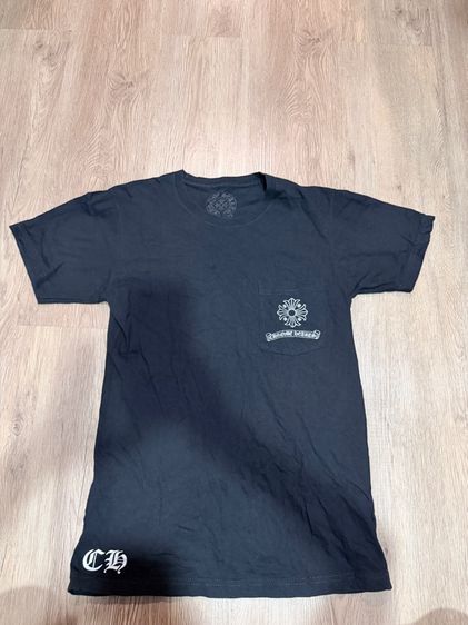 ดำ EU 39 แขนสั้น เสื้อทีเชิ้ต Chrome Heart T-Shirt 