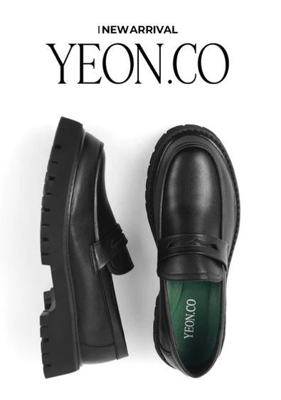 อื่นๆ ดำ ขายรองเท้า YEON.CO LOAFER BLACK รองเท้าหนัง PU เบอร์ 38 (ใหม่) ใส่ได้ทั้ง ช-ญ