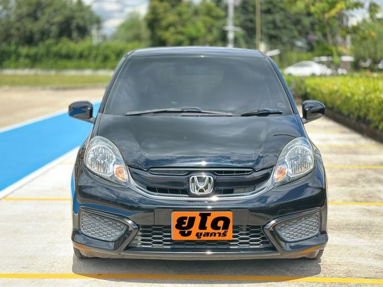 Honda Brio 2018 1.2 V Sedan เบนซิน ไม่ติดแก๊ส เกียร์อัตโนมัติ ดำ รูปที่ 2