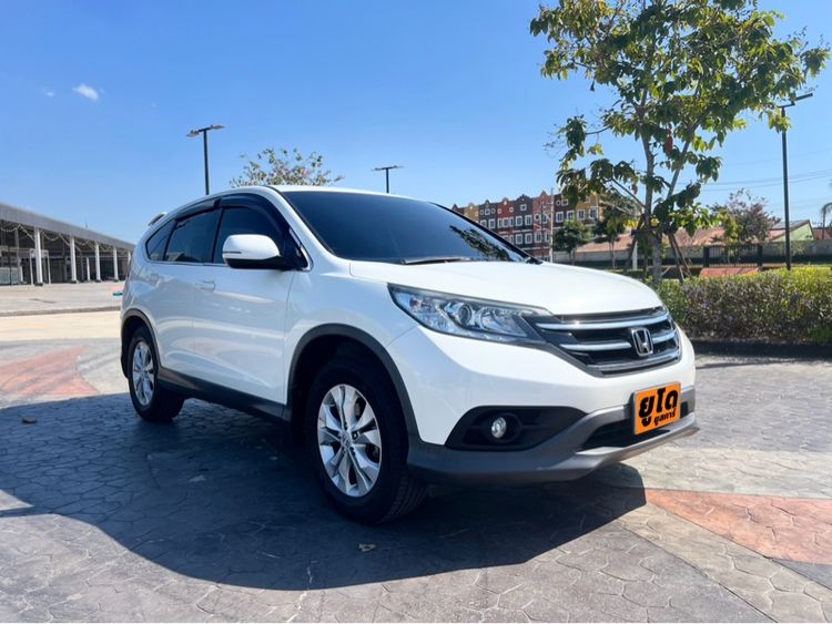 Honda CR-V 2013 2.0 E 4WD Utility-car เบนซิน ไม่ติดแก๊ส เกียร์อัตโนมัติ ขาว รูปที่ 3