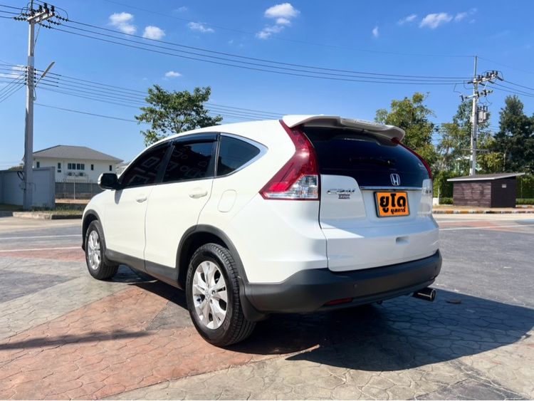 Honda CR-V 2013 2.0 E 4WD Utility-car เบนซิน ไม่ติดแก๊ส เกียร์อัตโนมัติ ขาว รูปที่ 4
