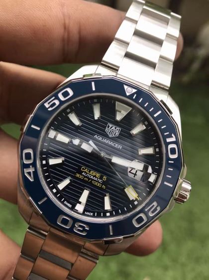 Tag Heuer Aquaracer Calibre 5 Blue Ceramic WAY201B🇨🇭🇨🇭
 รูปที่ 6
