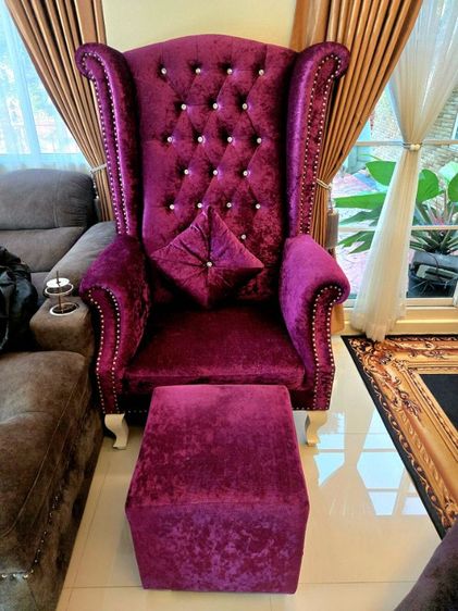 โซฟาเจ้าหญิง สภาพดีมาก สนใจสามารถมาดูหรือ vdo call  มารับได้ครับ รูปที่ 4