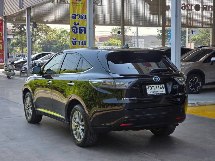 Toyota Harrier 2014 2.5 Hybrid Premium Utility-car ไฮบริด ไม่ติดแก๊ส เกียร์อัตโนมัติ ดำ รูปที่ 4