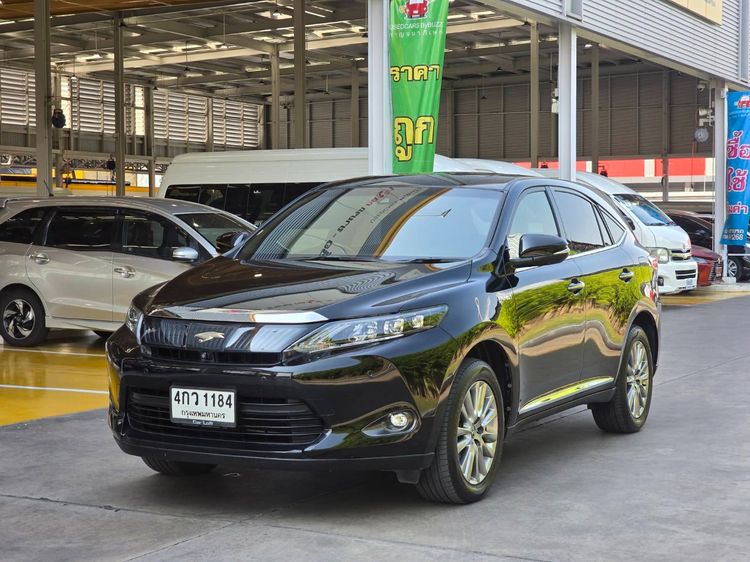 Toyota Harrier 2014 2.5 Hybrid Premium Utility-car ไฮบริด ไม่ติดแก๊ส เกียร์อัตโนมัติ ดำ รูปที่ 3