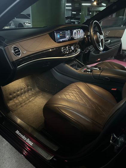 Mercedes-Benz S-Class 2019 S350 Sedan ดีเซล ไม่ติดแก๊ส เกียร์อัตโนมัติ ดำ รูปที่ 4