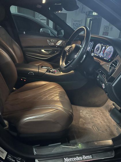 Mercedes-Benz S-Class 2019 S350 Sedan ดีเซล ไม่ติดแก๊ส เกียร์อัตโนมัติ ดำ รูปที่ 3
