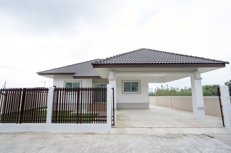 บ้านเดี่ยวชั้นเดียวติดถนนใหญ่ ราชบุรี - จอมบึง โครงการธัญรดา รูปที่ 2