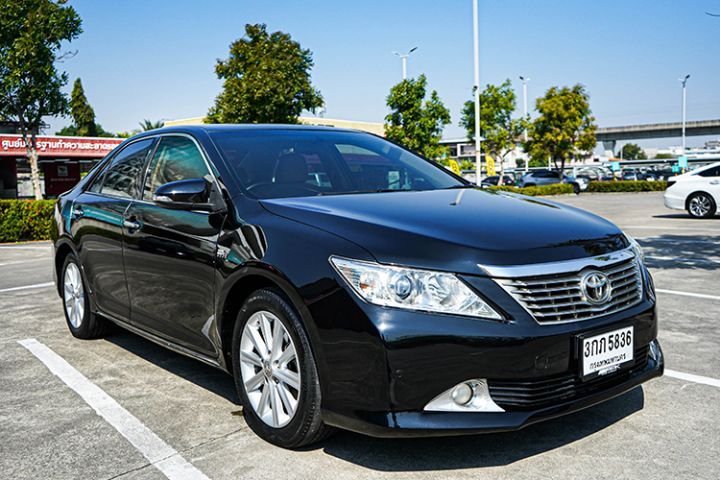 Toyota Camry 2014 2.5 G Sedan เบนซิน ไม่ติดแก๊ส เกียร์อัตโนมัติ ดำ