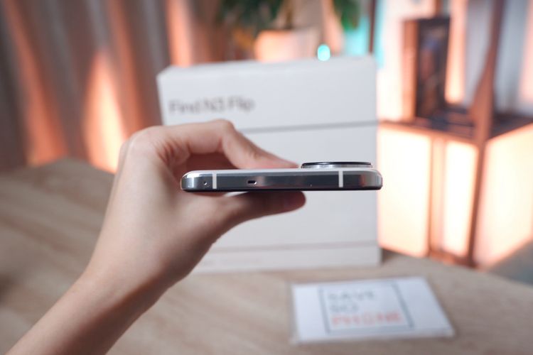 OPPO Find N3 Flip RAM12GB ROM256GB ขนาดหน้าจอ 6.8 Amoled 120Hz พับจอได้ เครื่องเล็กกะทัดรัด ดีไซน์เรียบหรู ดูทันสมัย สภาพสวย สุขภาพแบตดี100 รูปที่ 7