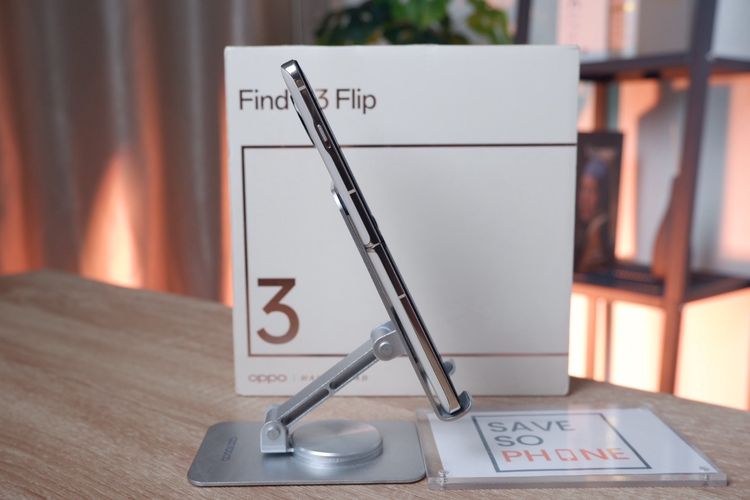 OPPO Find N3 Flip RAM12GB ROM256GB ขนาดหน้าจอ 6.8 Amoled 120Hz พับจอได้ เครื่องเล็กกะทัดรัด ดีไซน์เรียบหรู ดูทันสมัย สภาพสวย สุขภาพแบตดี100 รูปที่ 6