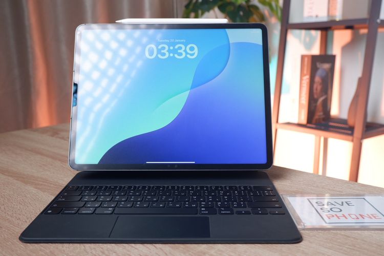 iPad Pro 12.9นิ้ว Wi-Fi Cellular 256GB 6th Gen  Apple Pencil + (รุ่นที่ 2) + Magic Keyboard ขายถูกเพียง 32,990.- รีเซ็ตพร้อมใช้งาน  รูปที่ 2