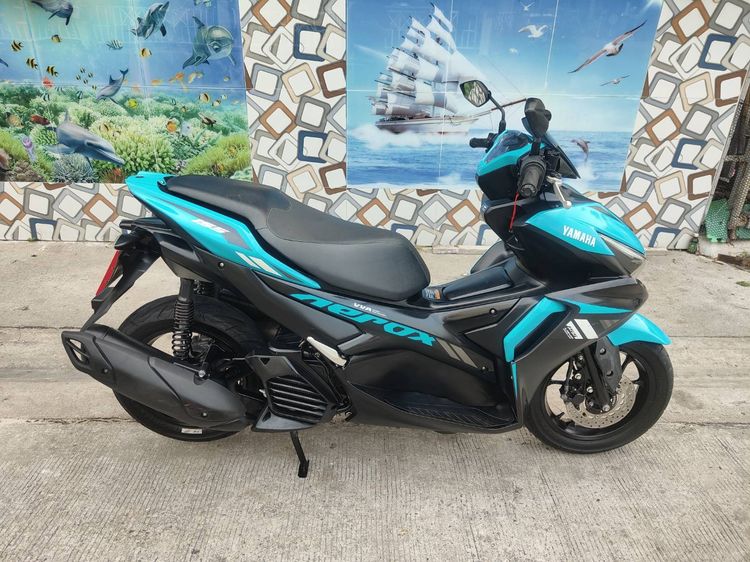 🛵ยังไงก็ขาย AEROX155 ปี 64 เครื่องดี สีสวย สตาร์ทมือ ไมล์ดิจิตอล  เล่มชุดโอนครบ+เปลี่ยนถ่ายน้ำมันเครื่องฟรี ส่งฟรี30 ก.ม รูปที่ 3