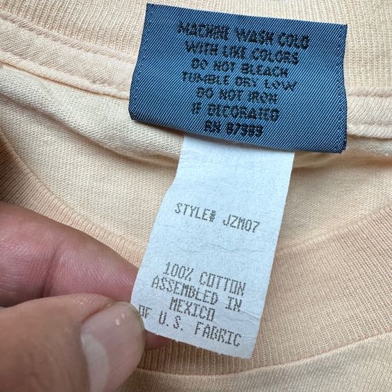 เสื้อยืด Vintage 90s Jimmy Bar Size L  รูปที่ 9