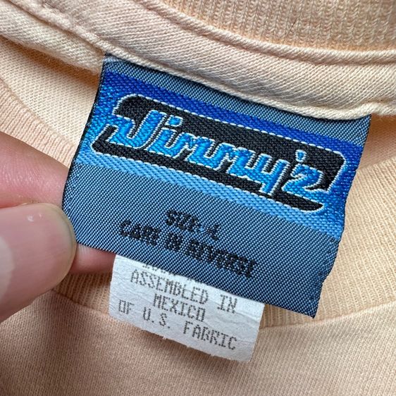 เสื้อยืด Vintage 90s Jimmy Bar Size L  รูปที่ 8