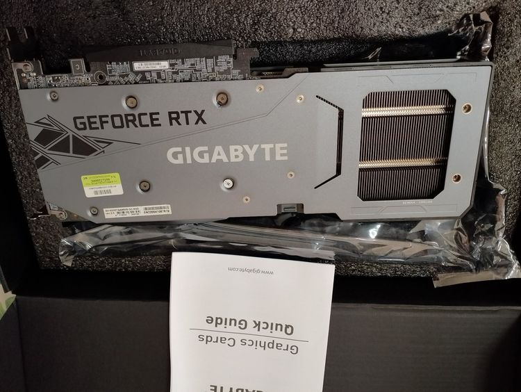 ขอขายRTX3060TI ยี่ห้อ Gigabyte 8GB 256Bit กล่องครบ รูปที่ 6