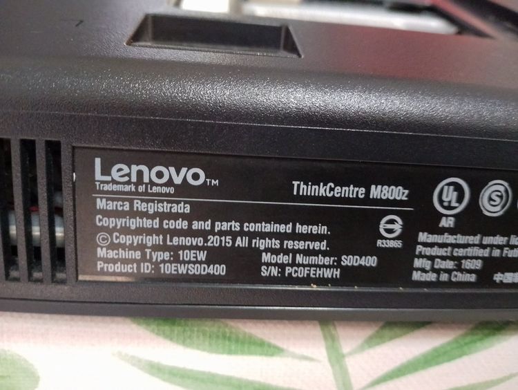 ขายAll in one ยี่ห้อLenovo Thinkcentre M800z   รูปที่ 3