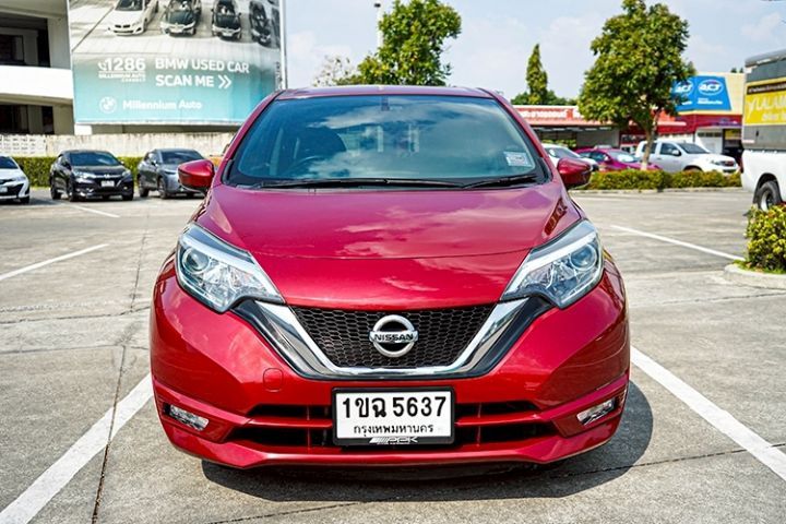 Nissan Note 2018 1.2 V Sedan เบนซิน ไม่ติดแก๊ส เกียร์อัตโนมัติ แดง รูปที่ 3