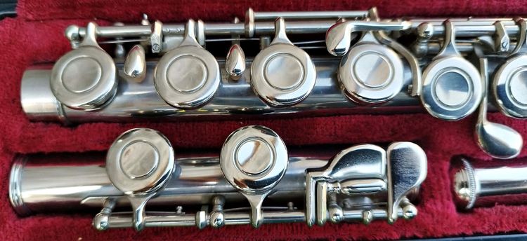 ฟลุต ยามาฮ่า YAMAHA นิเกิ้ลชุบเงิน NICKEL YAMAHA YFL-211 Japan มือสอง นำเข้าจากญี่ปุ่น รูปที่ 6