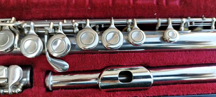 ฟลุต ยามาฮ่า YAMAHA นิเกิ้ลชุบเงิน NICKEL YAMAHA YFL-211 Japan มือสอง นำเข้าจากญี่ปุ่น รูปที่ 5