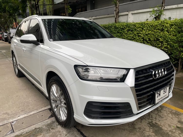 Audi Audi Q7  2018 3.0 TDI Quattro 4WD Utility-car ดีเซล ไม่ติดแก๊ส เกียร์อัตโนมัติ ขาว รูปที่ 3