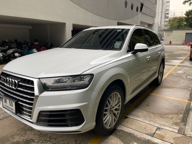 Audi Audi Q7  2018 3.0 TDI Quattro 4WD Utility-car ดีเซล ไม่ติดแก๊ส เกียร์อัตโนมัติ ขาว รูปที่ 4