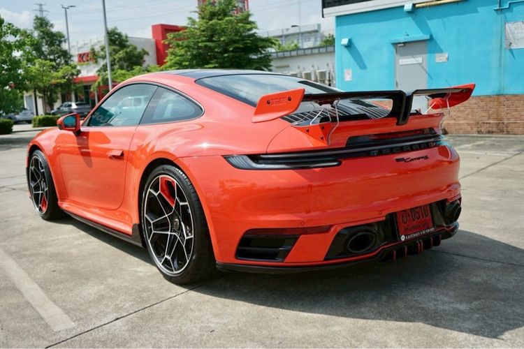 Porsche 911 Carrera 2021 3.0 Sedan เบนซิน ไม่ติดแก๊ส เกียร์อัตโนมัติ ส้ม รูปที่ 4
