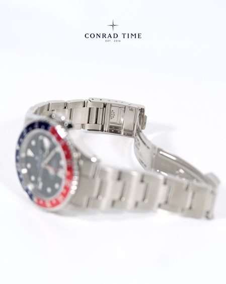 Rolex GMT-Master II 16710 'Pepsi Black Dial Oyster Steel 2005 40mm. Fullset 99 รูปที่ 17