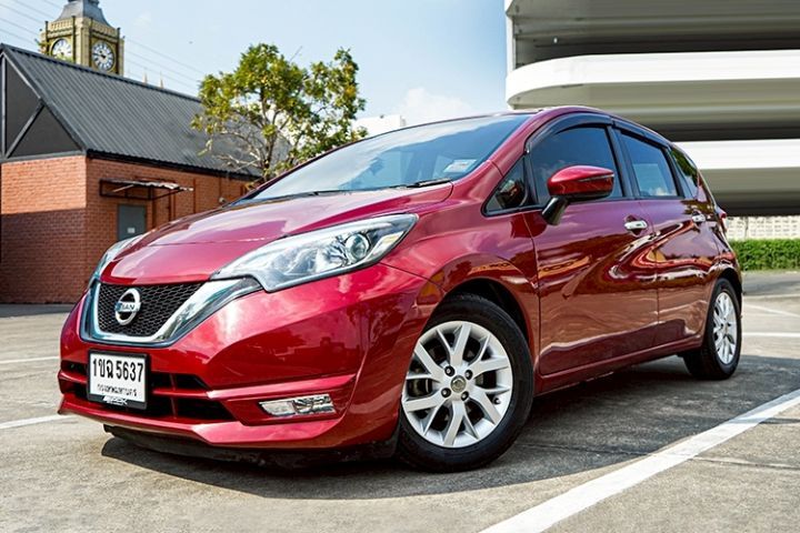Nissan Note 2016 1.2 V Sedan เบนซิน ไม่ติดแก๊ส เกียร์อัตโนมัติ แดง รูปที่ 2