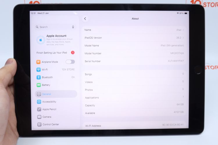 iPad Gen 9 64GB WiFi รูปที่ 11