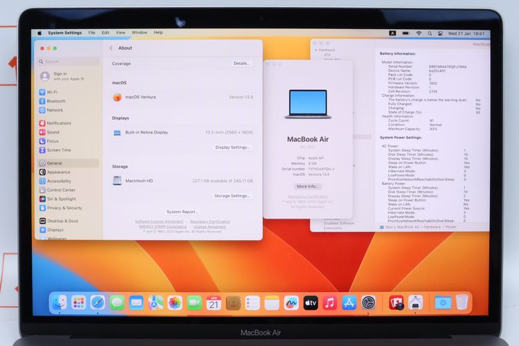 Macbook Air M1 13" 8.256GB รูปที่ 4