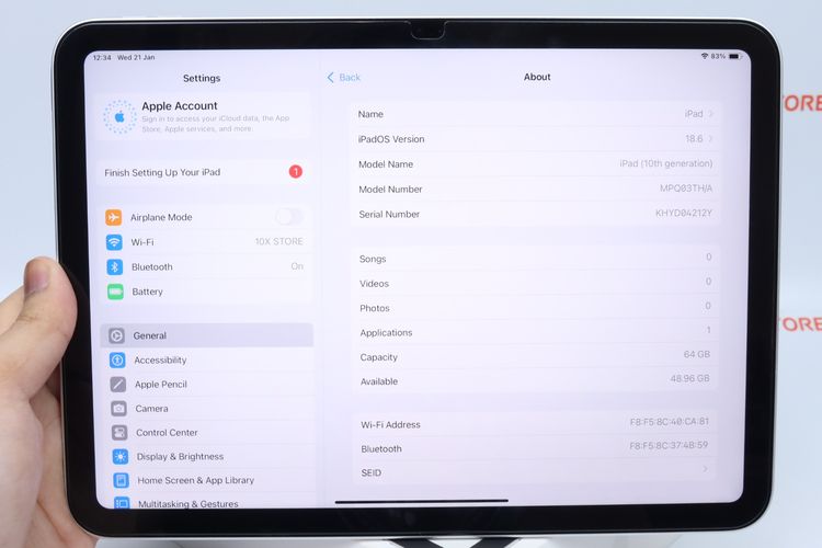 iPad Gen 10 64GB WiFi  รูปที่ 10