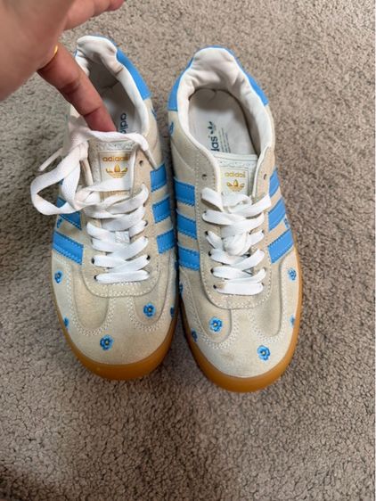 รองเท้า  adidas Gazelle Indoor Light Blue Floral รูปที่ 5