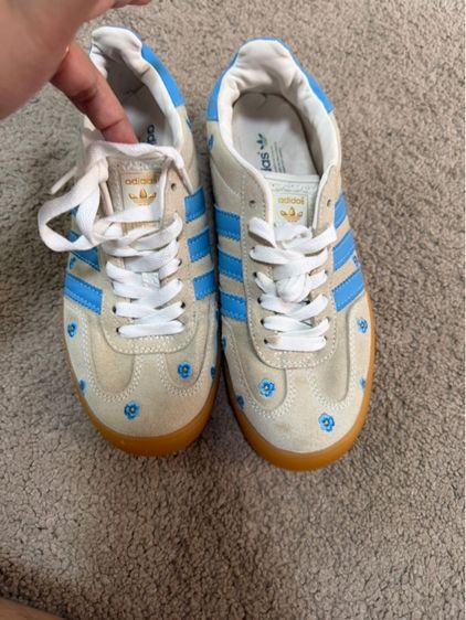 รองเท้า  adidas Gazelle Indoor Light Blue Floral รูปที่ 2