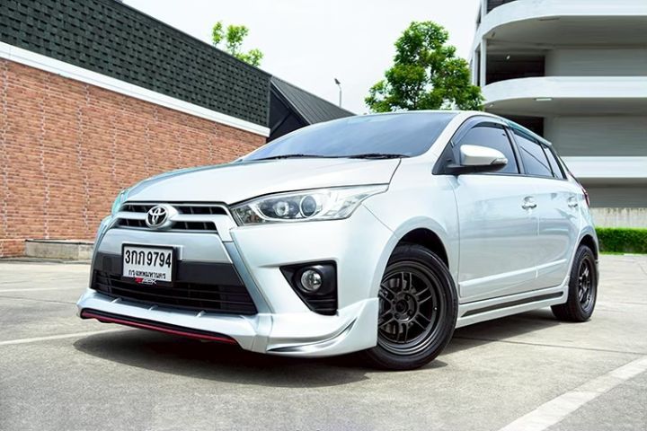 Toyota Yaris 2014 1.2 G Sedan เบนซิน ไม่ติดแก๊ส เกียร์อัตโนมัติ เทา รูปที่ 2