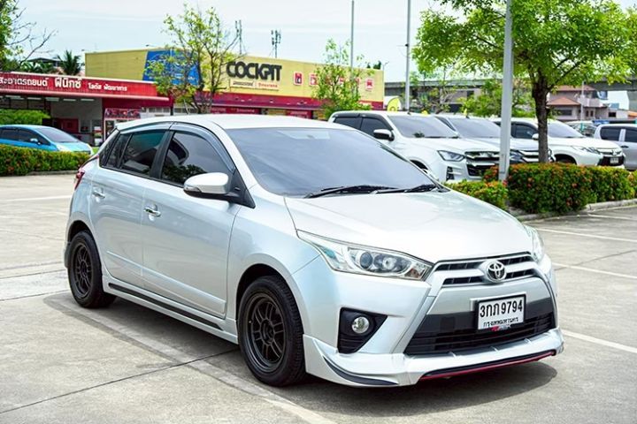 Toyota Yaris 2014 1.2 G Sedan เบนซิน ไม่ติดแก๊ส เกียร์อัตโนมัติ เทา